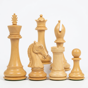 Old Colombian Staunton <b>Chess</b> Pieces 4.2 Inches Handmade <b>Wooden</b> <b>Set</b> - Product Image 1