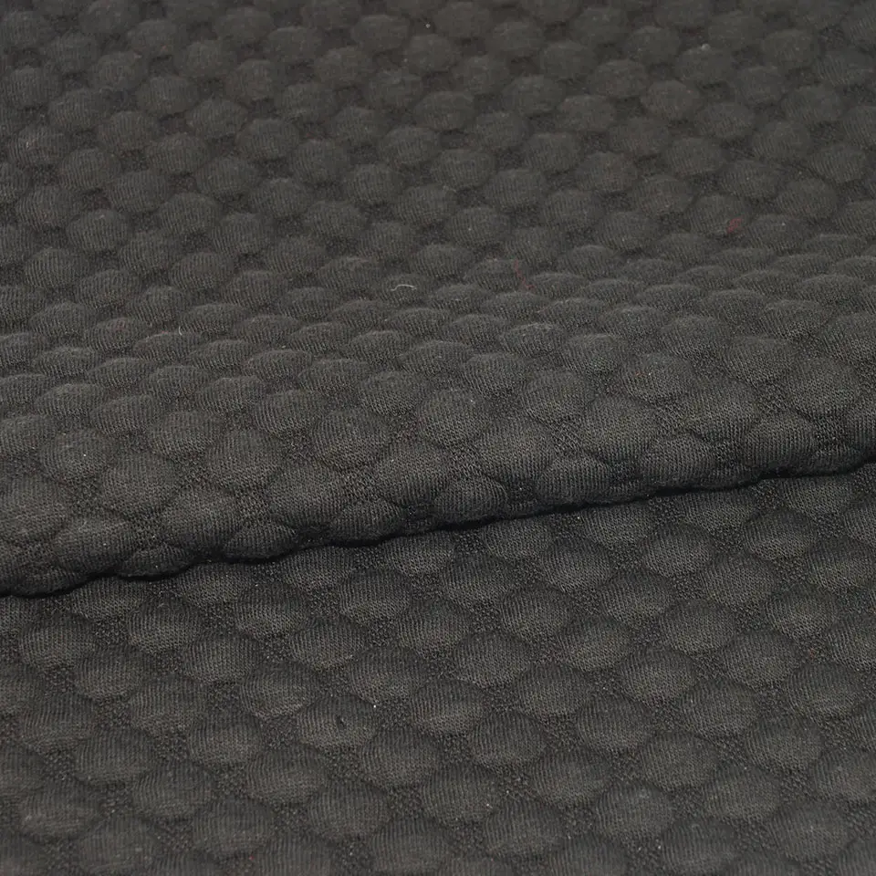Günstige Neue Design Schwarz Polyester Kleidung Leopard Dobby Preis Pro Meter Jacquard Gestrickt Stepp Matratze Stoff