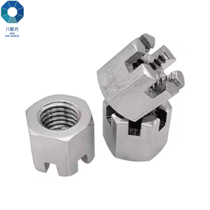 Tuerca almenada <span class=keywords><strong>de</strong></span> alta calidad DIN 935 Tuerca <span class=keywords><strong>de</strong></span> Castillo hexagonal chapada en zinc - Product Image 3