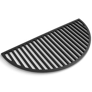 Grille de cuisson en <span class=keywords><strong>fonte</strong></span> pour barbecue de camping en plein air de 18 pouces, plaque de cuisson en <span class=keywords><strong>fonte</strong></span> demi-lune pour Kamado - Product Image 3