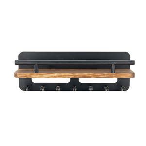 Colgador de Llaves de Madera para Pared, Organizador de Llaves para Coche, Decorativo, con Repisa para Llaves y Correo - Product Image 1