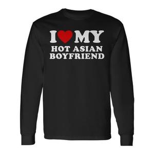 Camiseta de manga larga I Love My Hot Asian Boyfriend - Product Image 1
