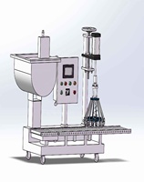 Buses entièrement automatiques d'usine 20L liquide/huile moteur/machine de remplissage de peinture pour canettes/seaux/seaux Sunyex