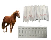 Kit de test de grossesse précoce pour chevaux, résultat visuel en 10 minutes, durée de conservation de 2 ans, test vétérinaire rapide réutilisable pour chevaux