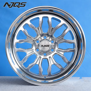 Jantes en alliage d'aluminium NJQS personnalisées en usine, 2 pièces, 22, 24, 26, 28 pouces, 5X114.3, 5X112 pour Dodge Charger, jantes <span class=keywords><strong>E38</strong></span> BMW - Product Image 1