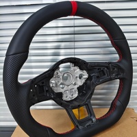 Volant en cuir de qualité supérieure pour Volkswagen VW Golf 6R 5R MK4 MK7 MK7.5 GTI GTD GTE Passat Polo