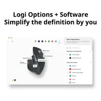 Souris sans fil Logitech MX Master 3S, 2.4G, faible bruit, design ergonomique, rechargeable, pour ordinateur portable et jeux