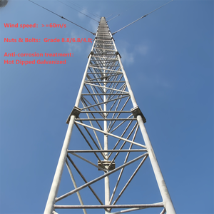 Tour de communication à câbles <span class=keywords><strong>guy</strong></span>és à montage rapide de 38 m pour les interventions d'urgence en cas de catastrophe - Product Image 2