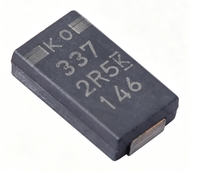 Offre Spéciale T520V337M2R5ATE006 Condensateur Polymère Tantalum SMD 330UF 2.5V Ultra Faible ESR Courant d'Ondulation Élevé