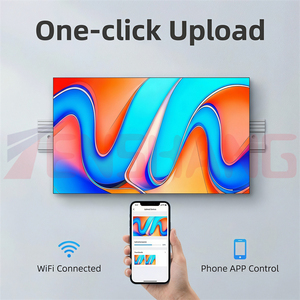 Pantalla LED para Póster de Interior, Montada en Pared, Señalización Digital HD, Pantalla Publicitaria LED con <span class=keywords><strong>APP</strong></span> P1.86 P2 P2.5 para Museos y Exposiciones de Arte - Product Image 4