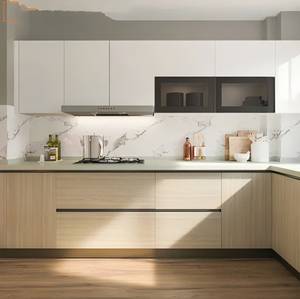 Fabricante de Gabinetes de Cocina Pre-Ensamblados de Madera de Guangdong, Gabinetes de Cocina de Estilo Shaker y Tradicional - Product Image 5