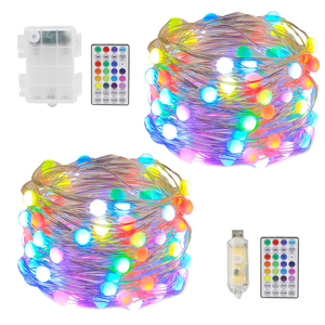 Alambre de cobre para interior y exterior, iluminación de vacaciones, árbol de Navidad, inteligente, impermeable, hadas, TUYA, wifi, cadena de luces led - Product Image 1