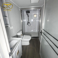 Maisons modulaires préfabriquées en panneaux sandwich en bois de 30 pieds, extensibles, 2 chambres, bureau préfabriqué, villa de vacances, mini-maison
