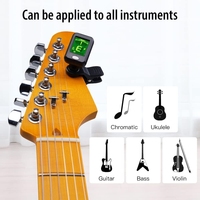 Highly Sensitive Wholesale Digital LCD JT-09 Electronic Tuner for Guitar Bass Ukulele Violin Banjo Multiple Tuning Options