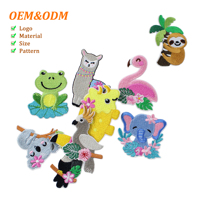 Parche Bordado 3D Termoadhesivo de Animales de Dibujos Animados YONGZHU, Diseño Personalizado para Ropa de Niños, Jeans, Sombreros, Proyectos de Manualidades, Envío Rápido en 7 Días