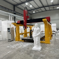 Machine de gravure CNC pour mousse, machine de sculpture 3D pour polystyrène, bois, moules, routeur CNC 5 axes pour la fabrication de sculptures en mousse EPS