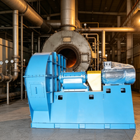 Ventilateur centrifuge à air inversé à haute efficacité énergétique 30wk 5000 M3/h, technologie à air inversé pour la ventilation des usines chimiques