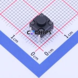 GT-TC116B-H050-L1 Tactile Switch Through hole Component (THT) Switch Single Pole Single Throw Round Button 2.5N Through Hole - Product Image 1