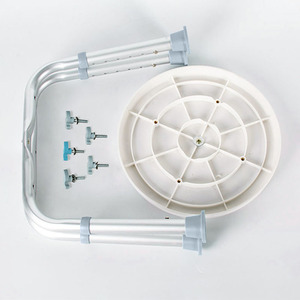 Chaise <span class=keywords><strong>de</strong></span> baignoire réglable, chaise <span class=keywords><strong>de</strong></span> <span class=keywords><strong>douche</strong></span>, assemblage sans outil, <span class=keywords><strong>tabouret</strong></span> <span class=keywords><strong>de</strong></span> <span class=keywords><strong>douche</strong></span> pivotant pour les personnes âgées - Product Image 4