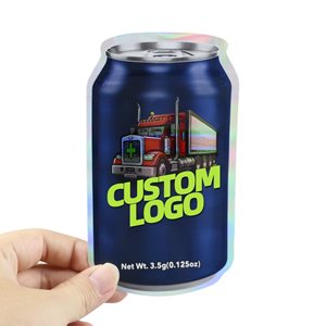 กล่องไมลาร์โฮโลแกรมลายนูนกล่องแสดงไดคัทขวดรูปทรงพิเศษบรรจุภัณฑ์อาหารรีไซเคิลได้ - Product Image 5