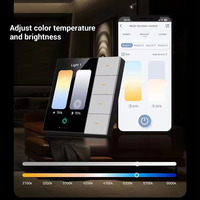 Panel de Control Inteligente LangYeao F3 Pro de 3.5'', 4 Relés + Sensor de Radar Zigbee RS485 para Cortinas, Luces y Atenuación