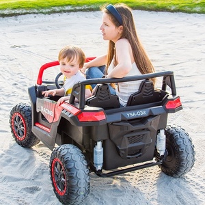 Xe điện trẻ em 24V, xe tải <span class=keywords><strong>2</strong></span> chỗ ngồi chạy bằng pin với ghế rộng 25 inch, hệ thống treo lò xo, có nhạc, điều khiển từ xa - Product Image 6