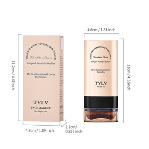 Kapatıcı Fondöten Krem Nemlendirici Hafif Doğal Şeffaf Cilt Aydınlatıcı Cilt Tonunu Eşitleyici Leke Kapatıcı Ten Rengi Makyajı - Product Image 6