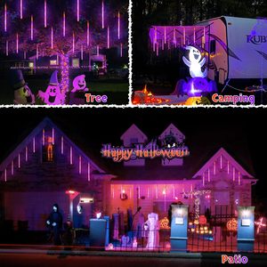 Năng lượng mặt trời LED Đèn giáng sinh ngoài trời Vườn Meteor Shower Đèn chuỗi trang trí nội thất cho các bên ánh sáng hiển thị - Product Image 4