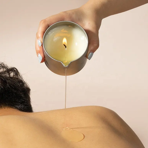 Candele da Massaggio all'Olio per il Corpo Spa Personalizzate all'Ingrosso, Candele Ecologiche Biologiche Idratanti Profumate all'Olio da Massaggio per Massaggio Rilassante - Product Image 2