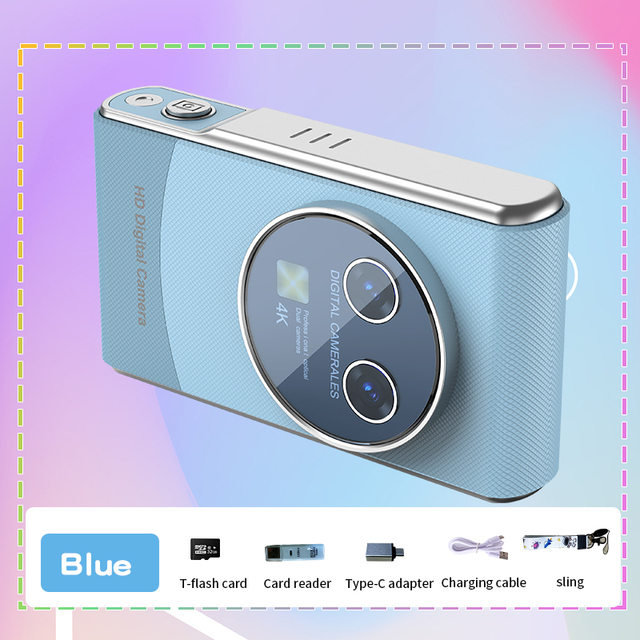 7.1x-16x Optical Zoom and 2"-3" Screen Student VLOG Camera CCD CMOS Sensor HD Digital Camera