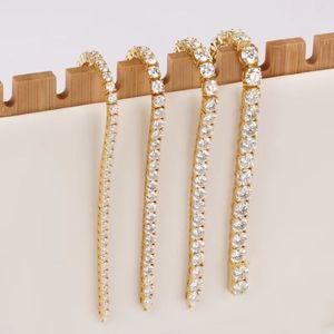 Bracelet tennis en moissanite certifiée Sier GRA 4 mm plaqué or jaune, style classique, bracelets et joncs chrétiens - Product Image 6