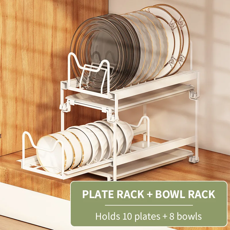 Blanc-Support extensible pour assiette de bol