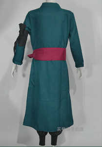 Disfraz de Cosplay de Roronoa, <span class=keywords><strong>Kimono</strong></span> de Anime, Túnica de Zoro, Uniforme, Atuendo de Halloween <span class=keywords><strong>con</strong></span> Pendientes para Comic <span class=keywords><strong>Con</strong></span> - Product Image 4