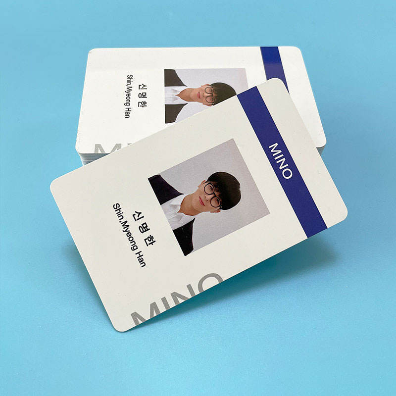 Your Business Logo And QR Code Personalised Custom Photo ID Card CR80 With Lanyard And Card Holder