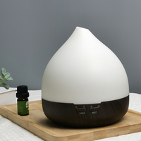 Diffuseur 400ml Diffuseur d'huiles essentielles à grains de bois Diffuseur d'arômes à ultrasons électrique Humidificateur de parfum
