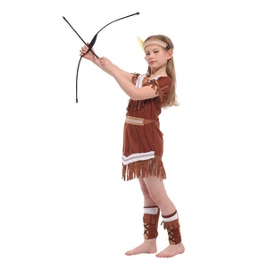 Disfraces de <span class=keywords><strong>Princesa</strong></span> Indígena de Halloween para Niñas, Disfraz de Cazadora <span class=keywords><strong>Pocahontas</strong></span>, Disfraz para Fiesta de Purim, Mardi Gras, Disfraz de Fantasía - Product Image 2