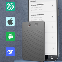 Dictaphone intelligent en alliage d'aluminium avec aimant USB, 16 Go, 2025, IA Chat GPT 5, application API, appel téléphonique activé, traduction linguistique WAV