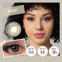 Articles avec livraison gratuite : Lentilles de contact colorées Magister Star, 12 couleurs, effet cercle noir