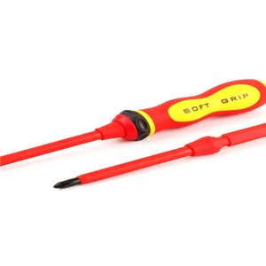 ชุดไขควงหุ้มฉนวน VDE 1000V ยี่ห้อ <span class=keywords><strong>HANBAN</strong></span> สีแดง ด้ามจับนุ่ม ใช้งานได้หลากหลาย สำหรับงาน DIY และอุตสาหกรรม มีสินค้าในสต็อก - Product Image 2