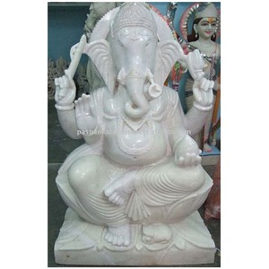 White Ganesha Statues - Product Image 1
