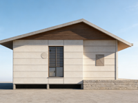 Casa Prefabricada Moderna con Estructura de Acero, Villa LGS Resistente a Ciclones y Viento, Estructura Robusta para Uso en Hoteles y Apartamentos