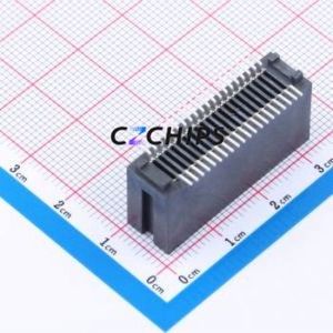 HEV40LP03BK Gold Finger Connector SMD,P=1.27mm Connector ( Connector Type: EDGE SLOT )( Pitch: 1.27mm )( Total PIN Count: 40P ) - Product Image 2