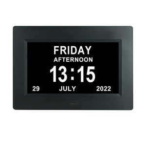 12 Đồng Hồ Nhắc Nhở Tự Động Làm Mờ Quá Nhiều Ngày Ngày Đồng Hồ Ngày Mất Trí Nhớ Đồng Hồ Lịch Ngày Kỹ Thuật Số 7 Inch Cho Người Cao Tuổi - Product Image 1