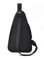 Sac de poitrine multifonctionnel en nylon de style coréen pour le sport et le cyclisme, grande capacité, tendance