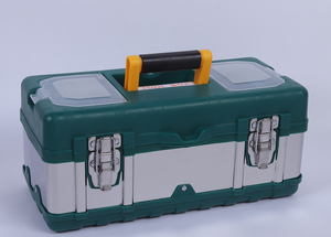 Kotak Peralatan Baja Tahan Karat yang Dapat Disesuaikan, Kotak Penyimpanan Portabel, Set Kotak Peralatan Kosong, Tahan Air, Tahan Guncangan, Tahan Debu 40x21x18cm 2 - Product Image 2