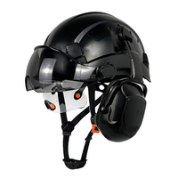 Ansi avec cache-oreilles Lunettes Masques Escalade Alpinisme Abs Casques de sécurité CE Logo personnalisé Casques de sécurité