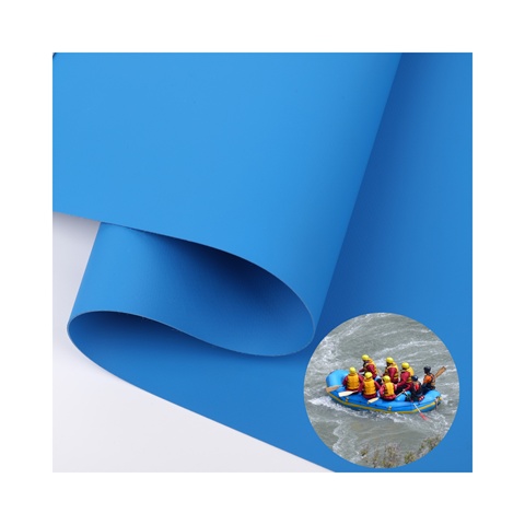 0.70mm  850g PVC Polyester Fabric Inflatable Boat Material Inflatable Fabric for Fishing Boat