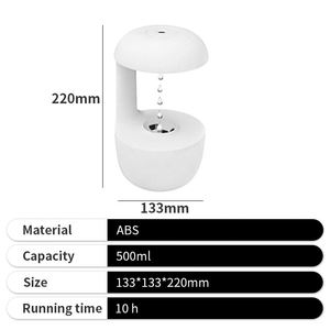 Custom Anti Gravity Air Water Drop Ultrasonic Purifier <b>Humidifier</b> for Business - Product Image 3