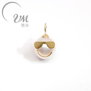 Joyería UM, Perla de Agua Dulce en Oro Sólido de 18K, Venta al por Mayor, Unisex/Mujer/Hombre, Regalo de Navidad, Aniversario, Uso Diario, Boda - Product Image 1