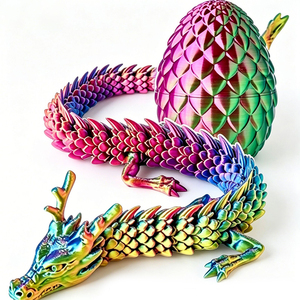 Dragon imprimé en 3D pour enfants, jouets anti-stress Dragon, animaux imprimés en 3D, jouets anti-stress Dinosaures, fournitures et récompenses pour la classe pour garçons et filles - Product Image 2